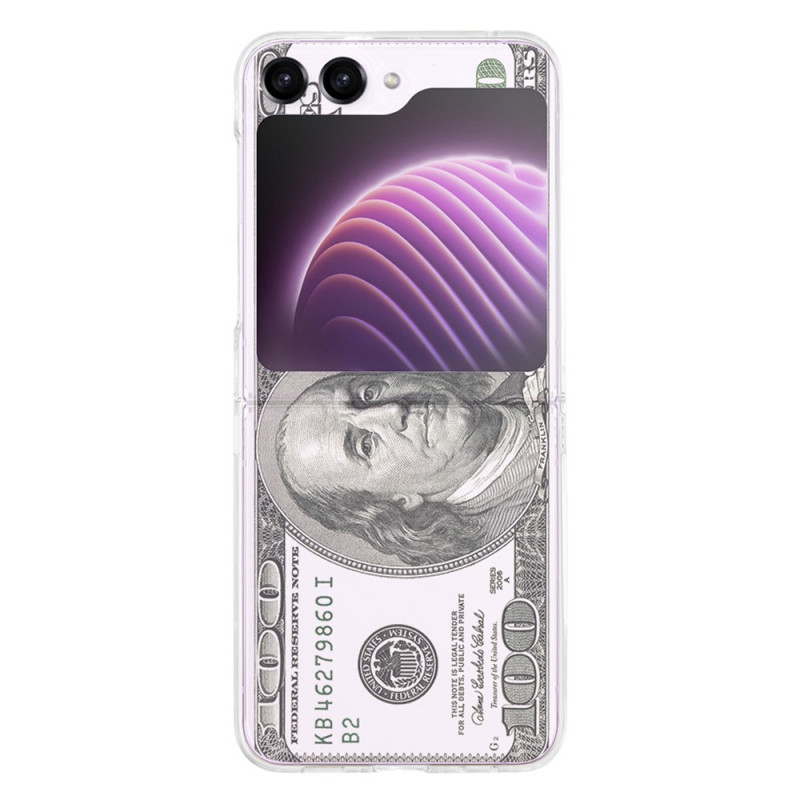 Samsung Galaxy Z Flip 5 Capa transparente Dinheiro Dinheiro