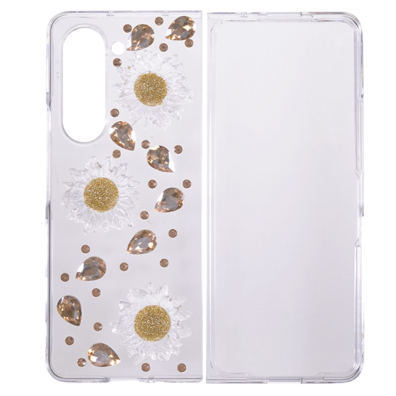 Capa Samsung Galaxy Z Fold 5 Daisy Charm