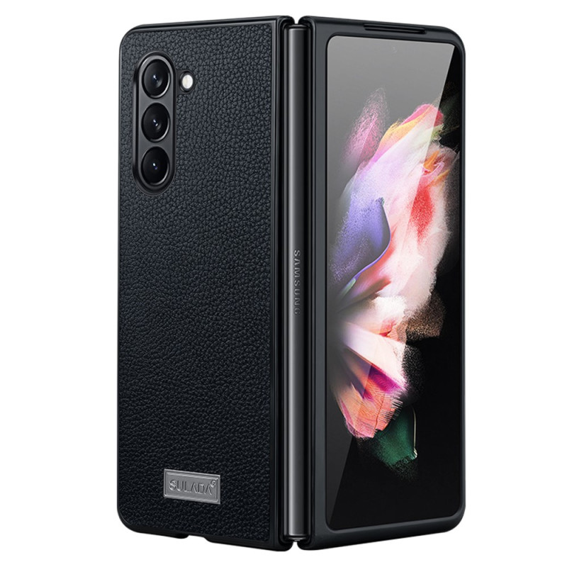 Samsung Galaxy Z Fold 5 Capa de Couro Design Litchi ABEEL