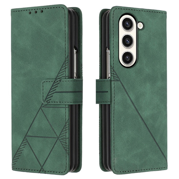 Capa para Samsung Galaxy Z Fold 5 Padrão de triângulos