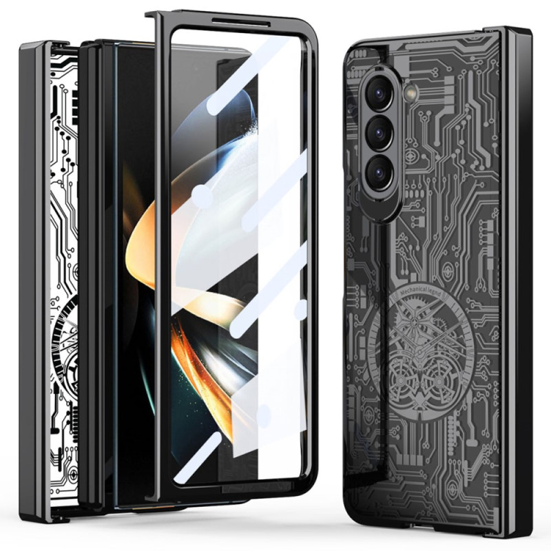 Coque Samsung Galaxy Z Fold 5 Mécanismes avec Protecteur Écran