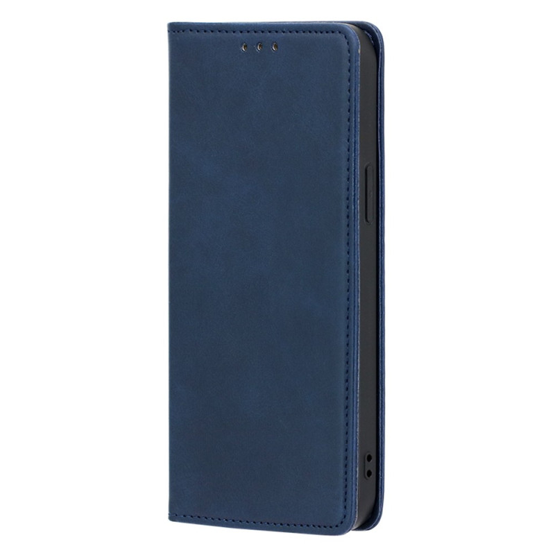 Honor 90 Pro Capa flip com efeito de pele clássica