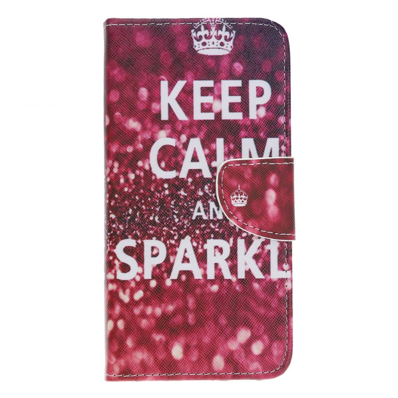 Capa para Moto G32 Keep Calm and Sparkle