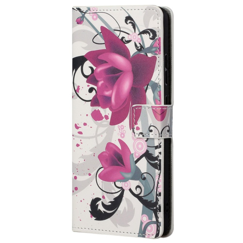 Capa Flores Tropicais para Moto G42