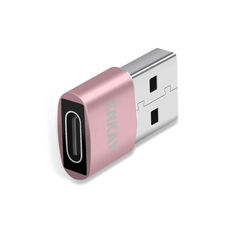 Adaptador mini USB macho para fêmea USB-C