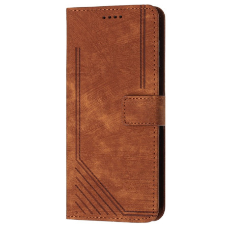 Capa com linhas impressas e...