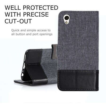 Capa de Tecido e Efeito Couro Sony Xperia L1 Muxma