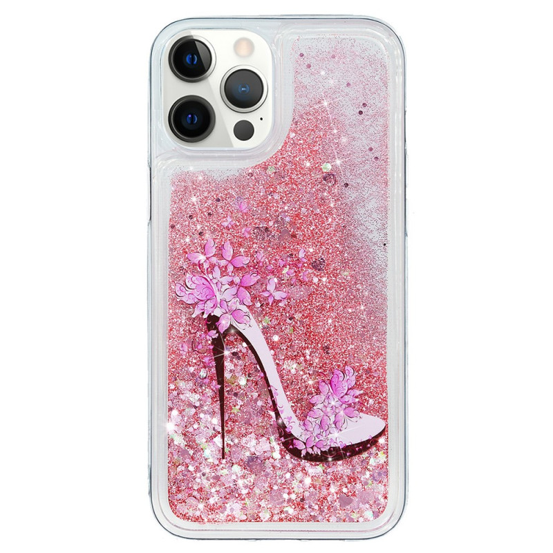 Capa iPhone 15 Pro Glitter Pump