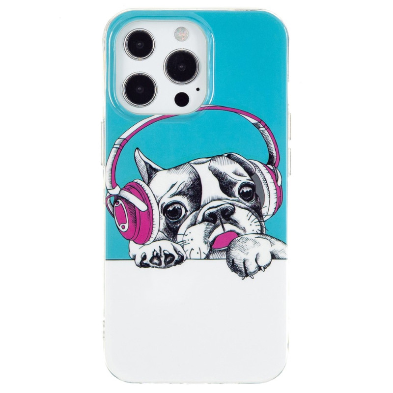 Capa iPhone 15 Pro Max Fluorescent Dog