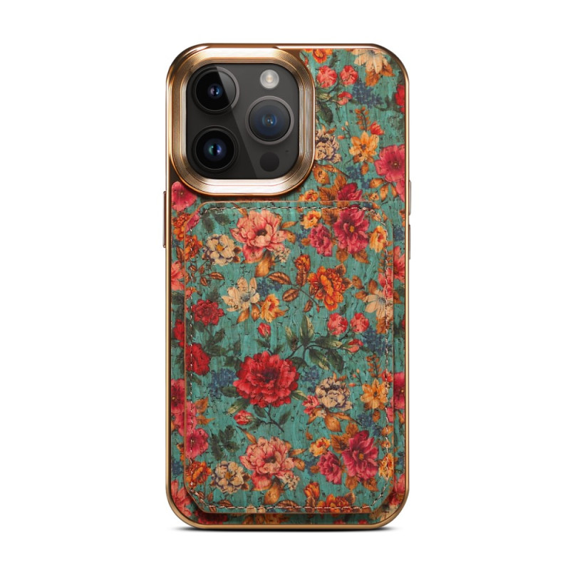 Capa para iPhone 15 Pro Max Porta-cartões Vintage