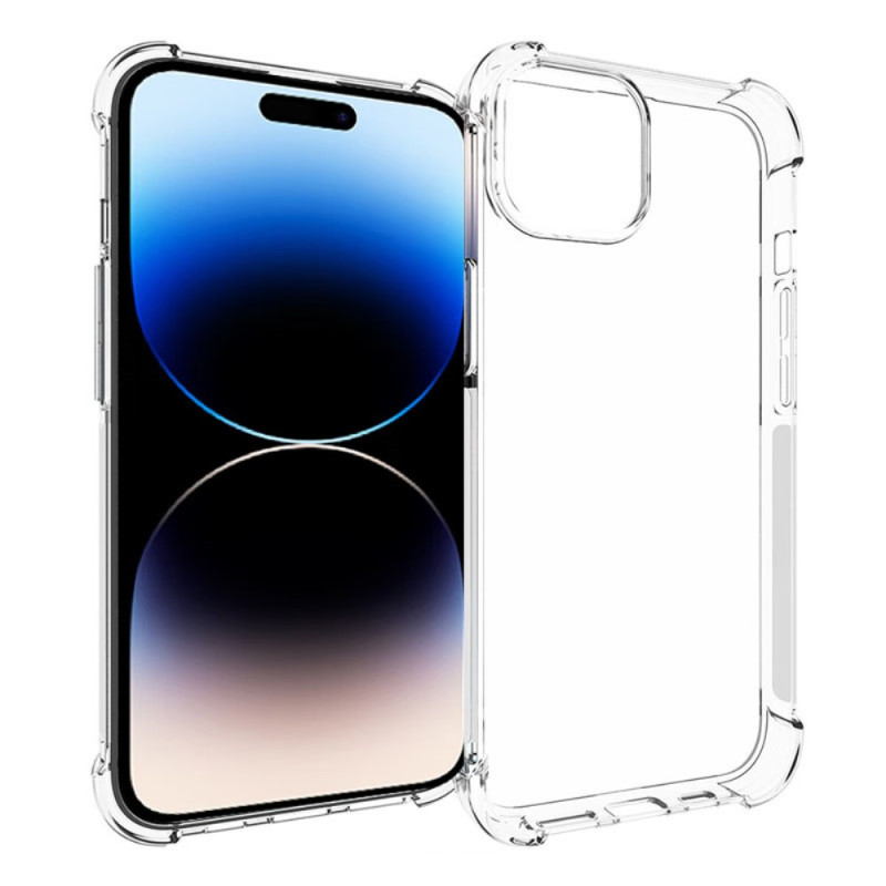 Capa reforçada transparente para iPhone 15