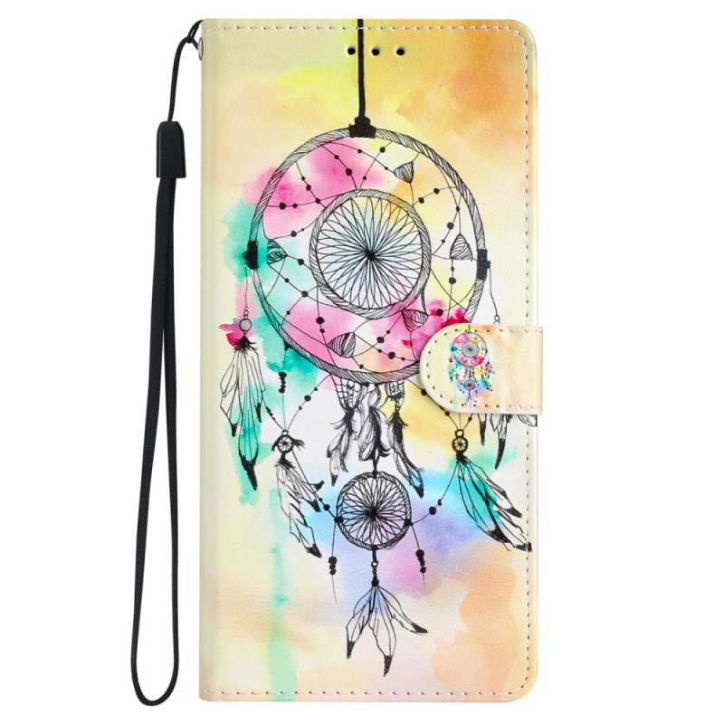 Capa com cordão para iPhone 15 Plus Watercolour Dream Catcher