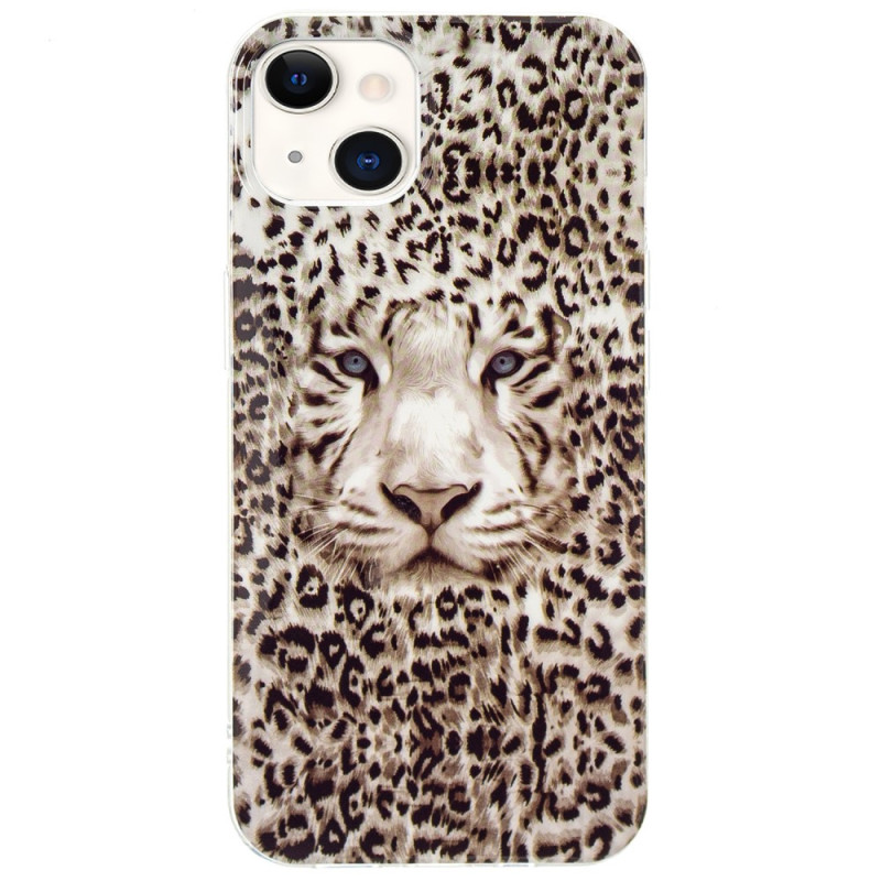 Capa Leopardo Fluorescente para iPhone 15 Plus