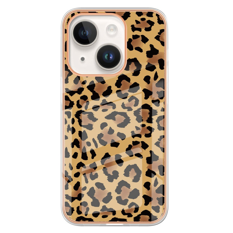 Capa Leopardo para iPhone 15 Pus