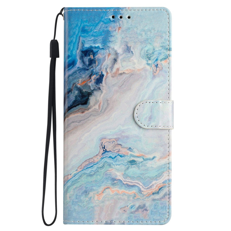 Capa para iPhone 15 Pro Marble Coloured com correia