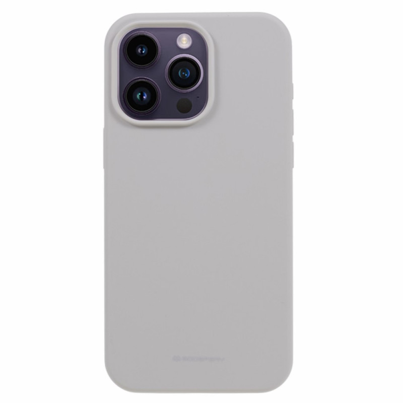 Capa iPhone 15 Pro Silicone Liquid Mercury Goospery
