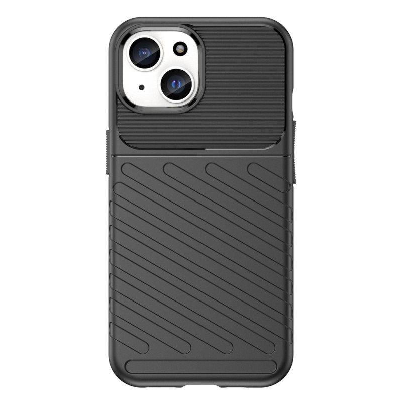 Capa para iPhone 15 Pro Max com textura de fibra de carbono