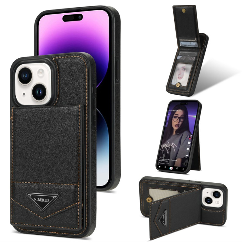 Capa para iPhone 15 Porta-cartões RFID N.BEKUS