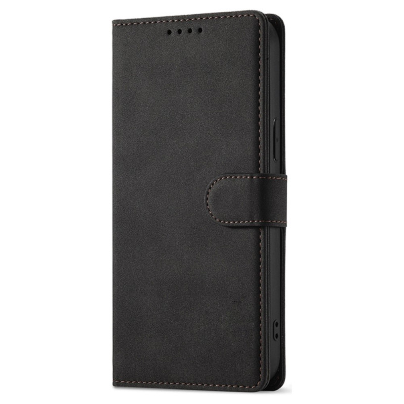 Capa iPhone 15 Estilo Camurça Proteção RFID