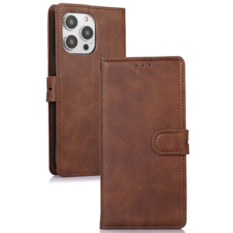 Capa iPhone 15 Plus Simili Cuir Mat