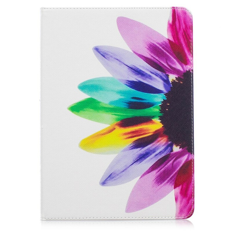 Capa de iPad 9,7 polegadas (2017) Flor de aguarela