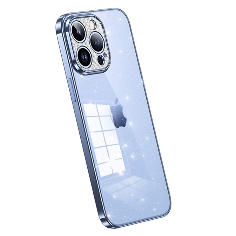 Capa para iPhone 15 Pro Max com brilhantes e strass SULADA