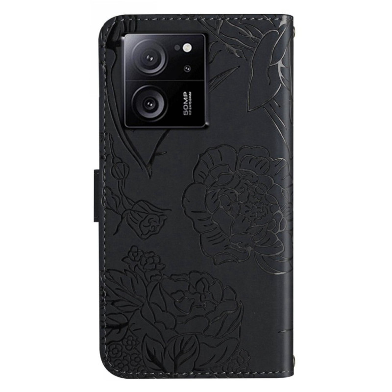 Capa Xiaomi 13T / 13T Pro Butterflies with Strap - Dealy