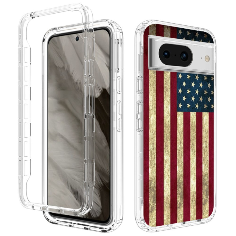 Google Pixel 8 Hard Shell Bandeira Americana