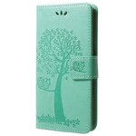 Samsung Galaxy S9 S9 Strap Case para Árvores e Corujas