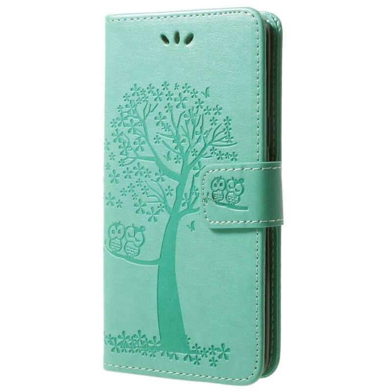 Samsung Galaxy S9 S9 Strap Case para Árvores e Corujas