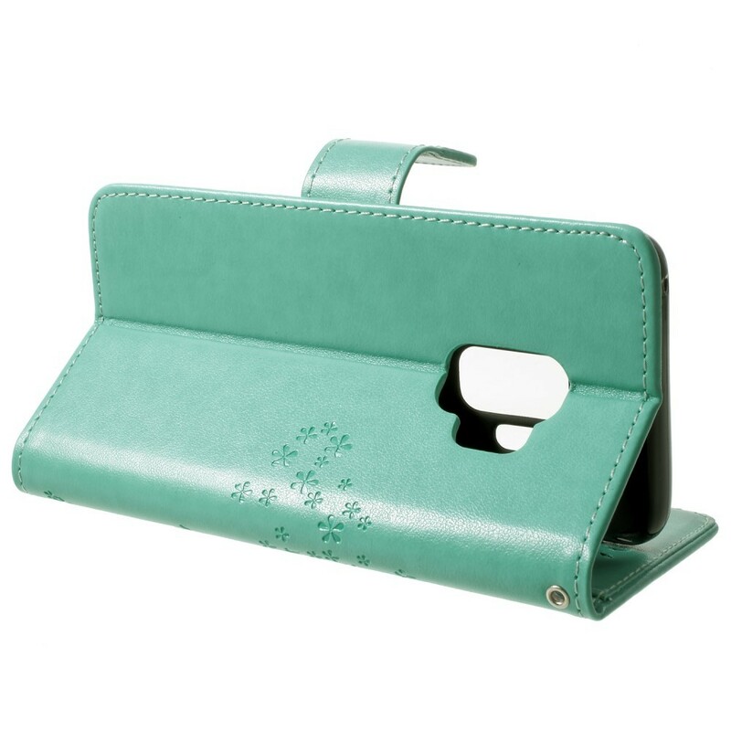 Samsung Galaxy S9 S9 Strap Case para Árvores e Corujas