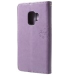 Samsung Galaxy S9 S9 Strap Case para Árvores e Corujas