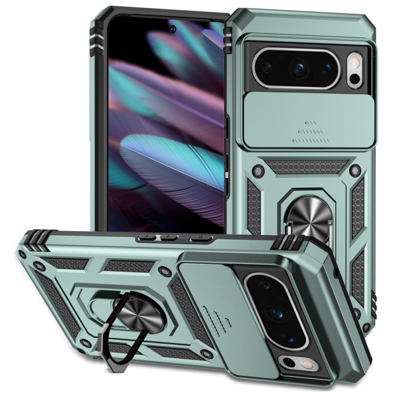 Capa para Google Pixel 8 Pro Proteção da protecção para lente
 e anel de suporte