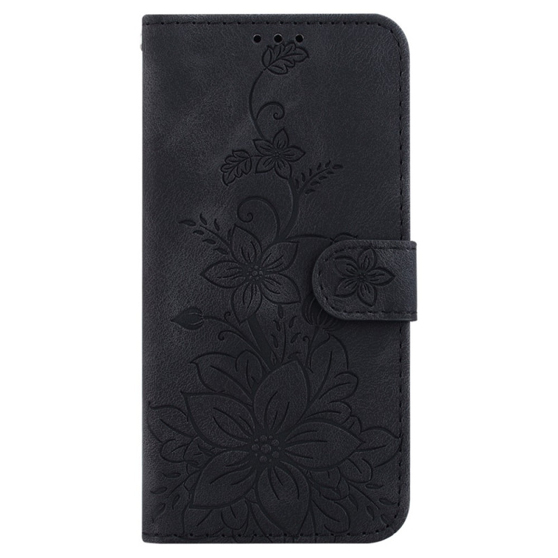 Capa de flores para Sony Xperia 5 V com correia