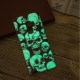 Capa Fluorescente Samsung Galaxy S9 Caution Skulls