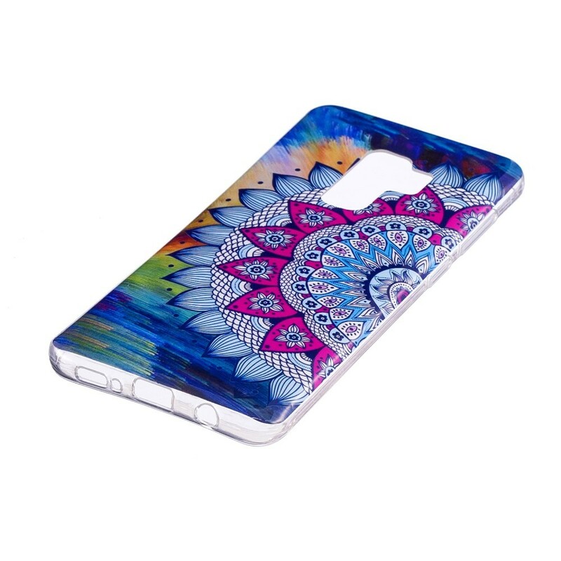 Samsung Galaxy S8 Case Mandala Colorido Fluorescente