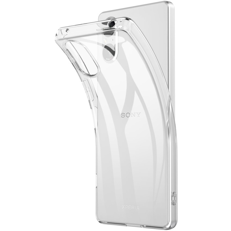 Capa transparente flexível para Sony Xperia 5 V