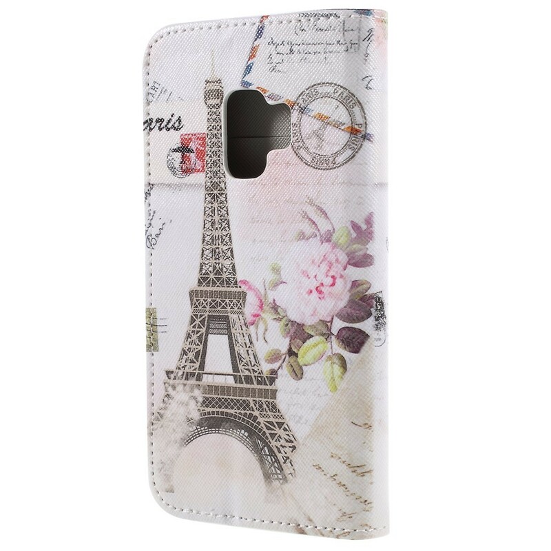 Capa Retro da Samsung Galaxy S9 Torre Eiffel