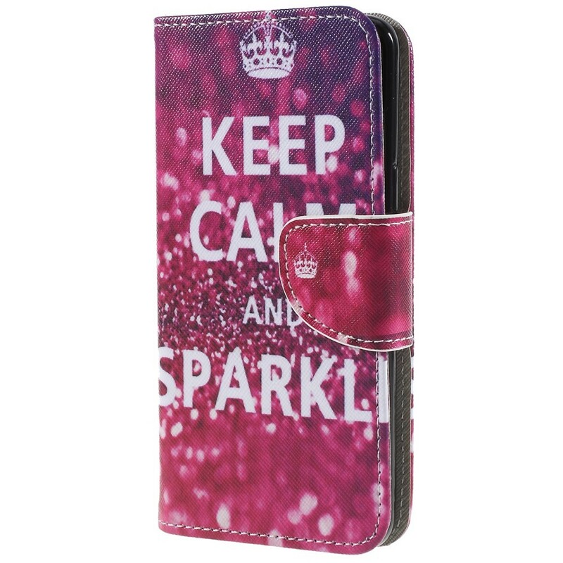 Capa Samsung Galaxy S9 Keep Calm and Sparkle