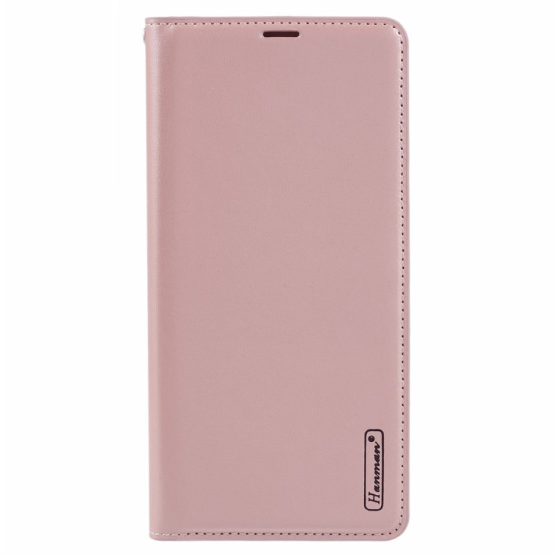 Capa articulada Xiaomi Redmi 12 / 12 5G / Poco M6 Pro 5G Efeito de couro HANMAN