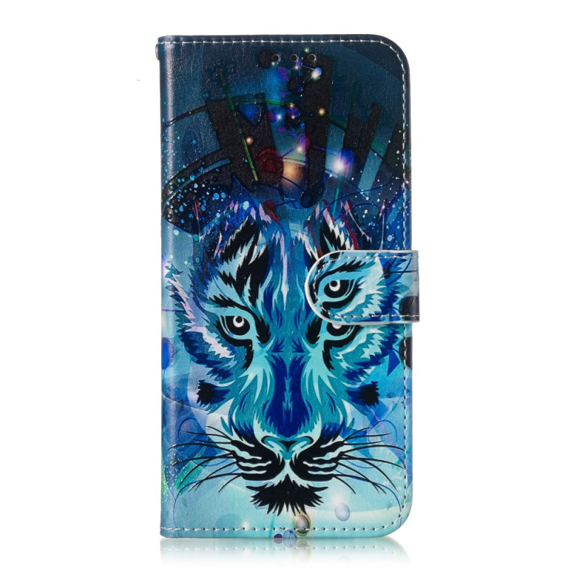 Capa para Samsung Galaxy S23 FE Tiger com correia