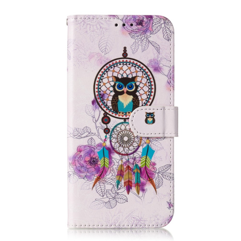 Capa para Samsung Galaxy S23 FE Strap Owl Dreamcatcher