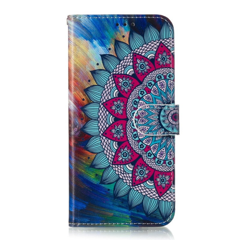 Capa com fita Mandala colorida para Samsung Galaxy S23 FE