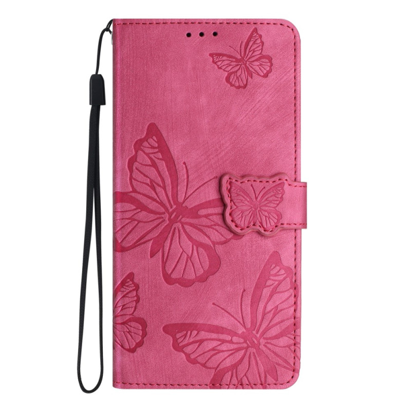 Capa Samsung Galaxy S23 FE Butterflies in Flight com correia