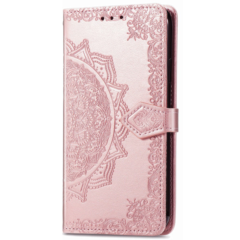 Capa Mandala Sun para Samsung Galaxy S23 FE com correia