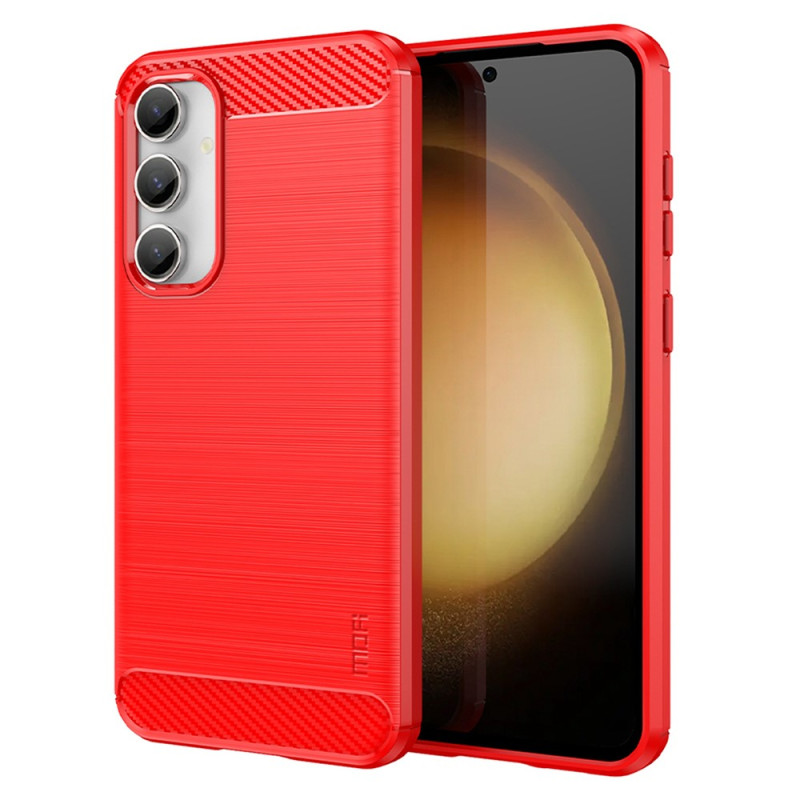 Capa para Samsung Galaxy S23 FE em fibra de carbono escovada MOFI