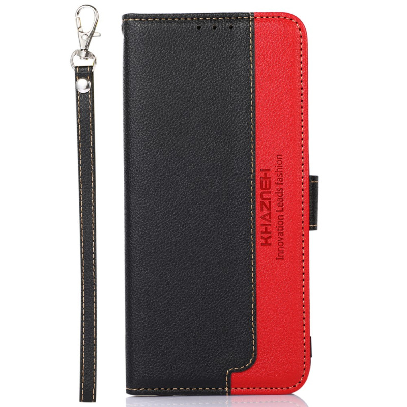 Capa Samsung Galaxy S23 FE Style Litchi RFID KHAZNEH