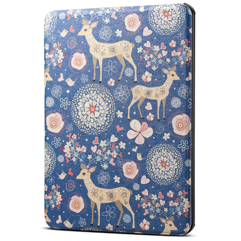 Capa para Kindle Paperwhite 5 (2021) Cervos e flores