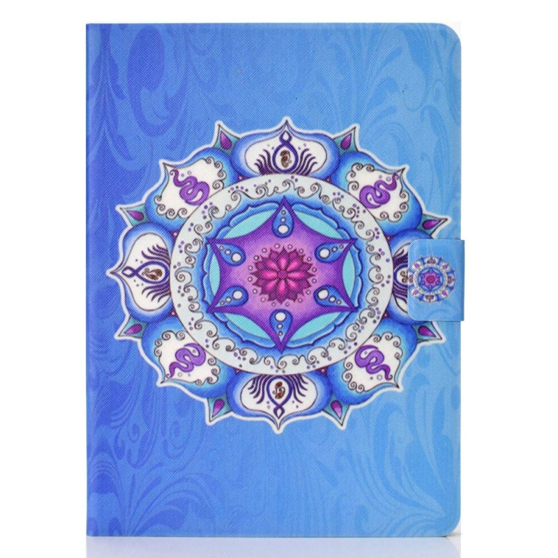 Capa para Kindle Paperwhite 5 (2021) Mandala sobre fundo azul