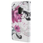 Samsung Galaxy S9 Case Butterflies e Flores